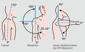 Beweglichkeitsprüfung der Schulter